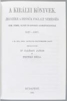 Dr. Illéssy János - Pettkó Béla (összeáll.): A királyi könyvek. Jegyzéke a bennük foglalt nemesség c...