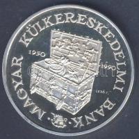 1990 "MKB" Ag emlékérem T:exPP Díszdobozban!