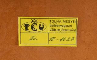 3 darab népi iparművész falitányér, d: 26 cm alatt