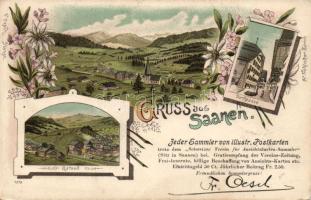 1899 Saanen litho