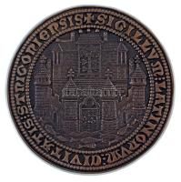 DN Esztergom "SIGILLUM LATINORUM CIVITATIS STRIGONIENSIS" III. Béla esztergomi pecsétnyomó...