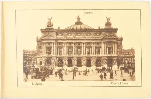 ca 1910 Paris Album Artistique. Városi látképeket tartalmazó füzet 20x12 cm