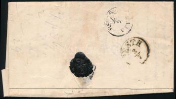 1859 Levél 1858 5kr + 10kr bélyeggel bérmentesítve "NEUTRA" - Gara