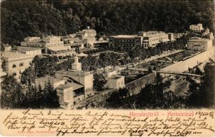 1902 Herkulesfürdő, Baile Herculane; látkép. Emil Jäger / view (EK)