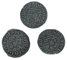 1498-1503. Denár Ag "II. Ulászló" (3x) (0,59g / 0,70g / 0,57g) T:XF-VF
Hungary 1498-1503....