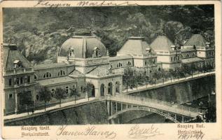 1903 Herkulesfürdő, Baile Herculane; Szapáry fürdő. Emil Jäger kiadása / Szapári-Bad / spa (EK)