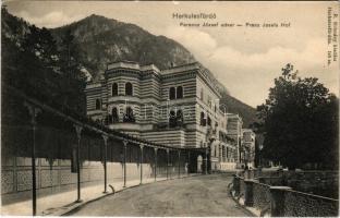 1907 Herkulesfürdő, Baile Herculane; Ferenc József udvar. R. Krizsány kiadása / Franz Josefs Hof / s...