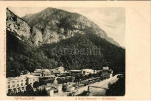Herkulesfürdő, Baile Herculane; Mittelpunkt / A fürdő központja. R. Krizsány kiadása / spa center, b...