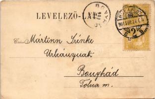 1901 Herkulesfürdő, Baile Herculane; látkép, szálloda. Hutterer G. / view, hotel (r)