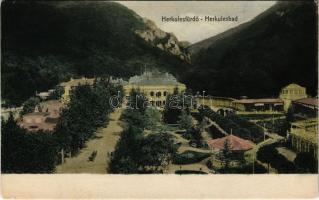 Herkulesfürdő, Baile Herculane; látkép. Jäger Emil kiadása / view (fl)