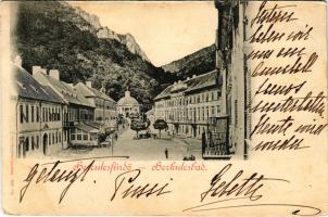 1898 Herkulesfürdő, Baile Herculane; Herkulesplatz. Schwerdtner &amp; Busse / Herkules tér / squ...