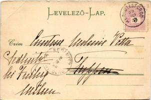 1898 Herkulesfürdő, Baile Herculane; Herkulesplatz. Schwerdtner &amp; Busse / Herkules tér / squ...