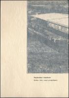 Salétros János (1935-): Nagykanizsai Almatároló. Rézkarc, papír, jelzett, hártyapapíron feliratozott...