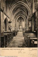 1903 Kalocsa, Jézus társasági atyák temploma, belső. Stern Jakab kiadása + "ZIMONY - BUDAPEST 3...