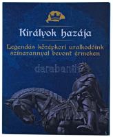 DN "Királyok hazája" aranyozott Cu emlékérme sorozat (6db), kapszulában, gyűjtői mappában,...