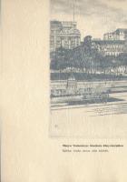 Gebhardt Béla (1901-1990): Magyar Tudományos Akadémia Könyvtárépülete. Rézkarc, papír, jelzett, hárt...