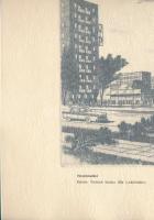 Gebhardt Béla (1901-1990): Szupermarket. Rézkarc, papír, jelzett, hártyapapíron feliratozott, Az 196...