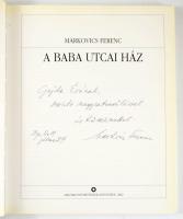 Markovics Ferenc: A Baba utcai ház. Magyar Fotóművészek Szövetsége, 2002. Kiadói kartonált papírköté...