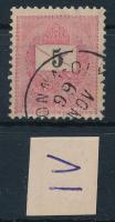 1899 5kr "b" számvízjelállással (5.200)