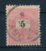 1899 5kr "b" számvízjelállással