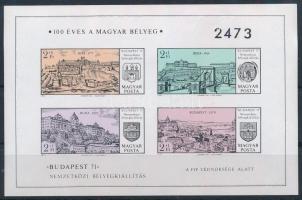 1971 Budapest '71 (III.) vágott blokk