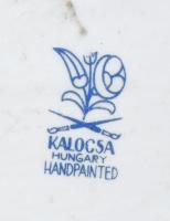 Kalocsai Porcelán 2 darab asztaldísz, jelzett, hibátlan, m: 13 cm