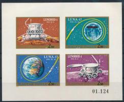 1971 Luna-17 vágott blokk