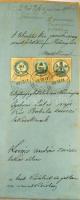 Óriási okmánybélyeges irat gyűjtemény. közel 200 darab Miskolc környéki irat nagyrészt az 1910-1950-...