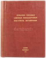 Catalogus Concinnus Librorum Manuscriptorum Bibliothecae Batthyányanae. Exaratus per Robertum Szenti...