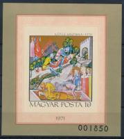 1971 Képes krónika vágott blokk