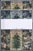 2025/13 Karácsony 4 db-os emlékív garnitúra (30.000)