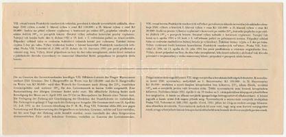 Csehszlovákia 1930. "VII. Vecná Loterie Prazskych Vzorkovych Veletrhu" (VII. Prágai Mintav...