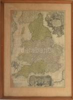 (Nagy Britannia térképe) Magnae Britanniae Pars Meridionalis, in qua Regnum Angliae tam in septem An...