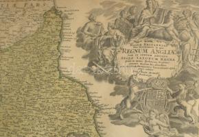 (Nagy Britannia térképe) Magnae Britanniae Pars Meridionalis, in qua Regnum Angliae tam in septem An...