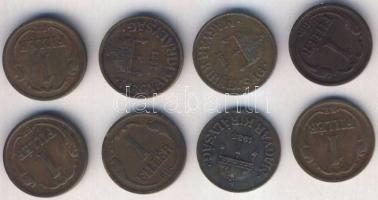 1931-1939. 1f (8x) T:2