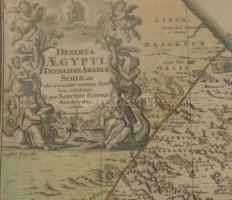 (Egyiptom, Ciprus és a Szentföld) Seutter, Matthaus (1678 - 1757): Deserta Aegypti Thebaidies Arabia...