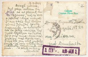 1944 Szászsebes, Mühlbach, Sebesul Sasesc, Sebes; Biserica ortodoxa si Gimnazium / Ortodox templom é...