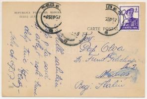 1957 Szászsebes, Mühlbach, Sebesul Sasesc, Sebes; Evangélikus templom / Ev. Kirche / Biserica ev. / ...