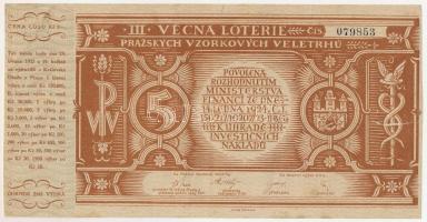 Csehszlovákia 1924. "III. Vecná Loterie Prazskych Vzorkovych Veletrhu" (III. Prágai Mintav...