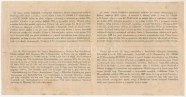 Csehszlovákia 1924. "III. Vecná Loterie Prazskych Vzorkovych Veletrhu" (III. Prágai Mintav...