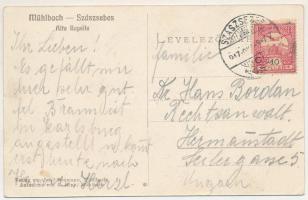 1917 Szászsebes, Mühlbach, Sebesul Sasesc, Sebes; Alte Kapelle / régi kápolna. Josef Baumann kiadása...
