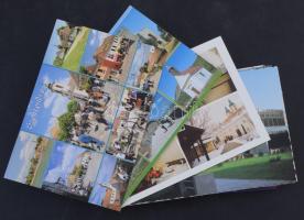 73 db MODERN megíratlan magyar város képeslap / 73 modern unused Hungarian town postcards