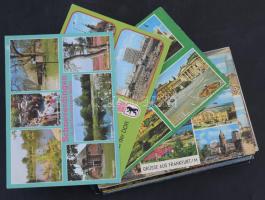 100 db MODERN külföldi város képeslap / 100 modern foreign town postcards