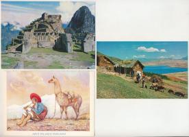 PERU - 20 db MODERN megíratlan külföldi város képeslap / 20 modern unused foreign town postcards