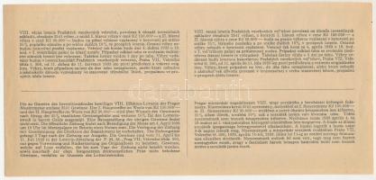 Csehszlovákia 1933. "VIII. Vecná Loterie Prazskych Vzorkovych Veletrhu" (VIII. Prágai Mint...