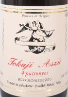 1988 Tállya, Hollókói Mihály 4 puttonyos Tokaji Aszú, bontatlan palack édes fehér desszertbor, 0,5L ...