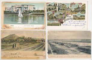 49 db RÉGI vegyes magyar város képeslap, rossz minőségben / 49 pre-1945 mixed Hungarian town postcar...