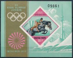 1972 Olimpia (VI.) - München vágott blokk