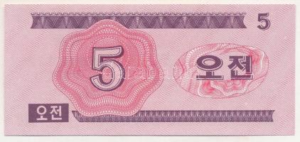 Észak-Korea 1988. 5ch "Szocialista látogató devizaváltó" "006784" T:UNC
North K...