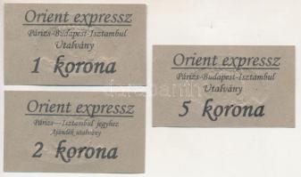 1920 k. "Orient expressz Párizs-Budapest-Isztambul és Párizs-Isztambul / Nemzetközi Vasutas Hál...